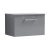 Nuie Arno Wall Hung 1-Drawer Vanity Unit with Worktop 600mm Wide - Satin Grey