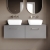 Arno Twin 1200mm 2-Drawer Wall Hung Vanity Unit with Countertop | Thumbnail Image