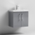 Nuie Arno Wall Hung 2-Door Vanity Unit with Basin-3 600mm Wide - Satin Grey