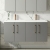 Arno Twin 1200mm 4-Door Wall Hung Vanity Unit
