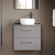 Arno 600mm 2-Drawer Wall Hung Vanity Unit with Countertop | Thumbnail Image