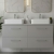 Arno Twin 1200mm 4-Drawer Wall Hung Vanity Unit with Countertop