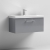 Nuie Arno Wall Hung 1-Drawer Vanity Unit with Basin-3 800mm Wide - Satin Grey