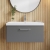 Nuie Arno Wall Hung 1-Drawer Vanity Unit with Basin-3 800mm Wide - Satin Grey