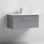 Nuie Arno Wall Hung 1-Drawer Vanity Unit with Basin-4 800mm Wide - Satin Grey