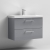 Nuie Arno Wall Hung 2-Drawer Vanity Unit with Basin-1 800mm Wide - Satin Grey