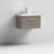 Nuie Arno Wall Hung 1-Drawer Vanity Unit with Basin-3 600mm Wide - Solace Oak Woodgrain | Thumbnail Image