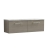Nuie Arno Wall Hung 2-Drawer Vanity Unit with Bellato Grey Worktop 1200mm Wide - Solace oak | Thumbnail Image