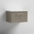 Nuie Arno Wall Hung 1-Drawer Vanity Unit with Carrera Marble Worktop 600mm Wide - Solace oak | Thumbnail Image