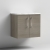 Nuie Arno Wall Hung 2-Door Vanity Unit with Carrera Marble Worktop 600mm Wide - Solace oak | Thumbnail Image