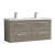 Arno Twin Woodgrain 1200mm 4-Drawer Wall Hung Vanity Unit