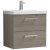 Nuie Arno Wall Hung 2-Drawer Vanity Unit with Basin-3 600mm Wide - Solace Oak Woodgrain