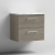 Nuie Arno Wall Hung 2-Drawer Vanity Unit with Carrera Marble Worktop 600mm Wide - Solace oak | Thumbnail Image