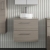 Arno Woodgrain 600mm 2-Drawer Wall Hung Vanity Unit with Countertop