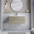 Nuie Arno Wall Hung 1-Drawer Vanity Unit with Basin-2 800mm Wide - Solace Oak Woodgrain | Thumbnail Image