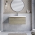 Nuie Arno Wall Hung 1-Drawer Vanity Unit with Basin-4 800mm Wide - Solace Oak Woodgrain | Thumbnail Image