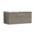 Nuie Arno Wall Hung 1-Drawer Vanity Unit with Carrera Marble Worktop 800mm Wide - Solace Oak Woodgrain | Thumbnail Image