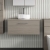 Arno Woodgrain 800mm 1-Drawer Wall Hung Vanity Unit with Countertop | Thumbnail Image