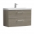 Nuie Arno Wall Hung 2-Drawer Vanity Unit with Basin-1 800mm Wide - Solace Oak Woodgrain