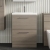 Arno Woodgrain 600mm 2-Drawer Floor Standing Vanity Unit