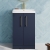 Nuie Arno Floor Standing 2-Door Vanity Unit with Basin-3 500mm Wide - Midnight Blue | Thumbnail Image