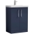 Nuie Arno Floor Standing 2-Door Vanity Unit with Basin 1 600mm Wide - Midnight Blue | Thumbnail Image