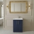 Nuie Arno Floor Standing 2-Door Vanity Unit with Basin 1 600mm Wide - Midnight Blue | Thumbnail Image