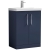 Nuie Arno Floor Standing 2-Door Vanity Unit with Basin 3 600mm Wide - Midnight Blue | Thumbnail Image