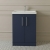 Nuie Arno Floor Standing 2-Door Vanity Unit with Basin 3 600mm Wide - Midnight Blue | Thumbnail Image