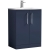 Nuie Arno Floor Standing 2-Door Vanity Unit with Basin 4 600mm Wide - Midnight Blue | Thumbnail Image
