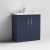 Nuie Arno Floor Standing 2-Door Vanity Unit with Basin 1 800mm Wide - Midnight Blue | Thumbnail Image