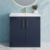 Nuie Arno Floor Standing 2-Door Vanity Unit with Basin-3 800mm Wide -Midnight Blue | Thumbnail Image
