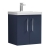 Nuie Arno Wall Hung 2-Door Vanity Unit with Basin-3 500mm Wide - Midnight Blue | Thumbnail Image