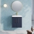 Nuie Arno Wall Hung 2-Door Vanity Unit with Basin-3 500mm Wide - Midnight Blue | Thumbnail Image