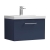 Nuie Arno Wall Hung 1-Drawer Vanity Unit with Basin-1 600mm Wide - Midnight Blue | Thumbnail Image