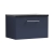 Nuie Arno Wall Hung 1-Drawer Vanity Unit with Sparkling Black Worktop 600mm Wide - Midnight Blue | Thumbnail Image