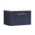 Nuie Arno Wall Hung 1-Drawer Vanity Unit with Sparkling White Worktop 600mm Wide - Midnight Blue | Thumbnail Image