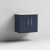 Nuie Arno Wall Hung 2-Door Vanity Unit with Bellato Grey Worktop 600mm Wide - Midnight Blue | Thumbnail Image