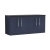 Nuie Arno Wall Hung 4-Door Vanity Unit with Sparkling Black Worktop 1200mm Wide - Midnight Blue | Thumbnail Image