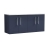 Nuie Arno Wall Hung 4-Door Vanity Unit with Sparkling White Worktop 1200mm Wide - Midnight Blue | Thumbnail Image
