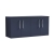Nuie Arno Wall Hung 4-Door Vanity Unit with Worktop 1200mm Wide - Midnight Blue | Thumbnail Image
