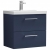 Nuie Arno Wall Hung 2-Drawer Vanity Unit with Basin-3 600mm Wide - Midnight Blue | Thumbnail Image
