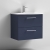 Nuie Arno Wall Hung 2-Drawer Vanity Unit with Basin-4 600mm Wide - Midnight Blue | Thumbnail Image