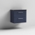 Nuie Arno Wall Hung 2-Drawer Vanity Unit with Sparkling Black Worktop 600mm Wide - Midnight Blue | Thumbnail Image