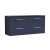 Nuie Arno Wall Hung 4-Drawer Vanity Unit with Sparkling Black Worktop 1200mm Wide - Midnight Blue | Thumbnail Image