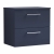 Nuie Arno Wall Hung 2-Drawer Vanity Unit with Worktop 600mm Wide - Midnight Blue | Thumbnail Image
