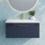 Nuie Arno Wall Hung 1-Drawer Vanity Unit with Basin-1 800mm Wide - Midnight Blue | Thumbnail Image
