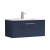 Nuie Arno Wall Hung 1-Drawer Vanity Unit with Basin-2 800mm Wide - Midnight Blue | Thumbnail Image