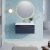 Nuie Arno Wall Hung 1-Drawer Vanity Unit with Basin-3 800mm Wide - Midnight Blue | Thumbnail Image