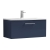 Nuie Arno Wall Hung 1-Drawer Vanity Unit with Basin-4 800mm Wide - Midnight Blue | Thumbnail Image